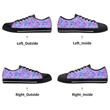 Mermaid Women's Low Top Canvas Shoes