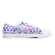 Mermaid Women's Low Top Canvas Shoes