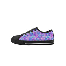 Mermaid Kid's Low Top Canvas Shoes