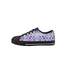 Mermaid Kid's Low Top Canvas Shoes