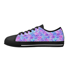 Mermaid Women's Low Top Canvas Shoes