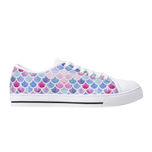 Mermaid Women's Low Top Canvas Shoes