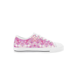 Mermaid Kid's Low Top Canvas Shoes
