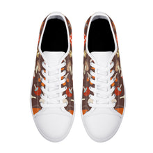 Mushroom Women's Low Top Canvas Shoes