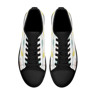 Narwhal Women's Low Top Canvas Shoes