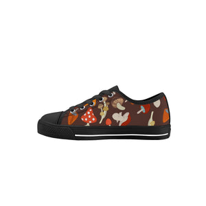 Mushroom Kid's Low Top Canvas Shoes