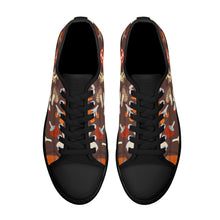 Mushroom Women's Low Top Canvas Shoes