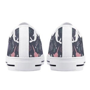 Narwhal Women's Low Top Canvas Shoes