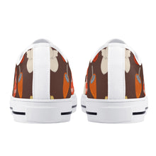 Mushroom Women's Low Top Canvas Shoes