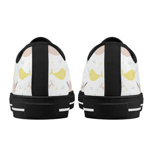 Narwhal Women's Low Top Canvas Shoes