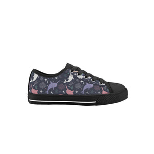 Narwhal Kid's Low Top Canvas Shoes