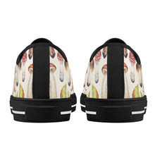Mushroom Women's Low Top Canvas Shoes