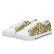 Mushroom Women's Low Top Canvas Shoes