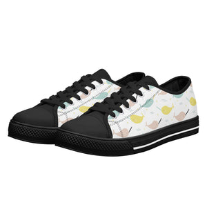 Narwhal Women's Low Top Canvas Shoes