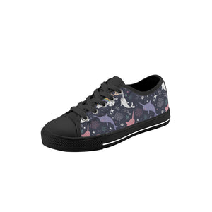 Narwhal Kid's Low Top Canvas Shoes