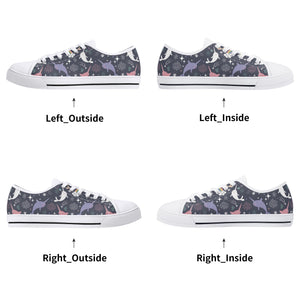 Narwhal Women's Low Top Canvas Shoes