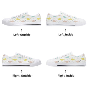 Narwhal Women's Low Top Canvas Shoes