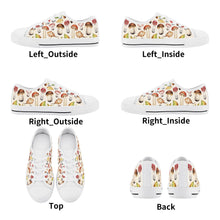Mushroom Kid's Low Top Canvas Shoes