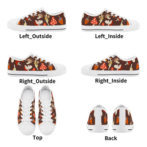 Mushroom Kid's Low Top Canvas Shoes
