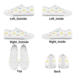 Narwhal Kid's Low Top Canvas Shoes
