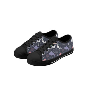 Narwhal Kid's Low Top Canvas Shoes