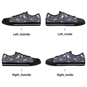 Narwhal Women's Low Top Canvas Shoes