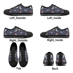 Narwhal Kid's Low Top Canvas Shoes