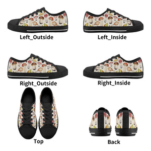 Mushroom Kid's Low Top Canvas Shoes