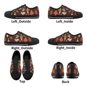 Mushroom Kid's Low Top Canvas Shoes