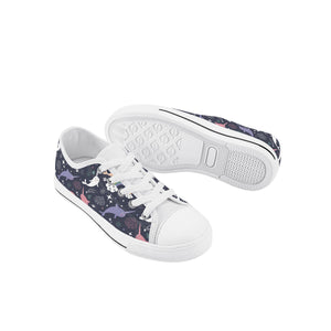 Narwhal Kid's Low Top Canvas Shoes