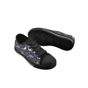 Narwhal Kid's Low Top Canvas Shoes