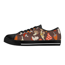 Mushroom Women's Low Top Canvas Shoes