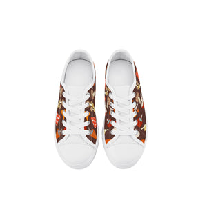 Mushroom Kid's Low Top Canvas Shoes