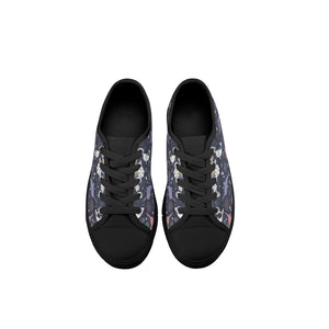 Narwhal Kid's Low Top Canvas Shoes