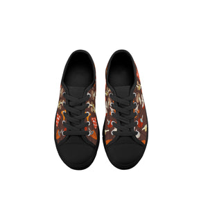 Mushroom Kid's Low Top Canvas Shoes
