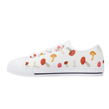 Mushroom Women's Low Top Canvas Shoes
