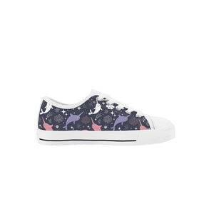 Narwhal Kid's Low Top Canvas Shoes
