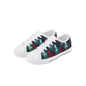 Octopus Kid's Low Top Canvas Shoes