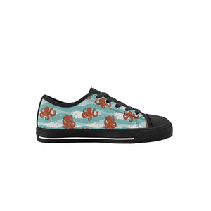 Octopus Kid's Low Top Canvas Shoes