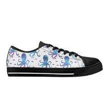 Octopus Women's Low Top Canvas Shoes