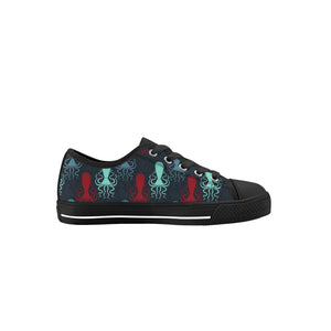 Octopus Kid's Low Top Canvas Shoes