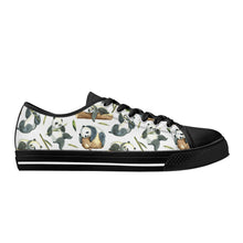 Panda Women's Low Top Canvas Shoes
