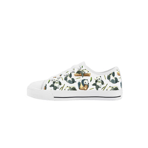 Panda Kid's Low Top Canvas Shoes