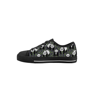 Panda Kid's Low Top Canvas Shoes
