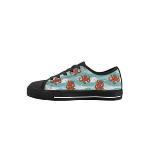 Octopus Kid's Low Top Canvas Shoes