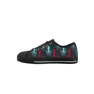 Octopus Kid's Low Top Canvas Shoes