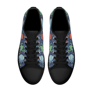 Octopus Women's Low Top Canvas Shoes