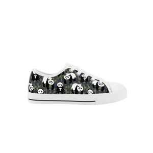 Panda Kid's Low Top Canvas Shoes