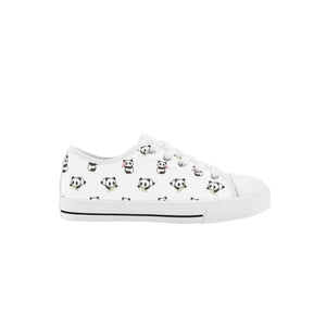 Panda Kid's Low Top Canvas Shoes