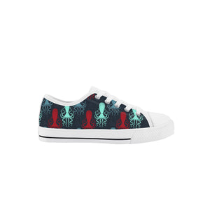 Octopus Kid's Low Top Canvas Shoes